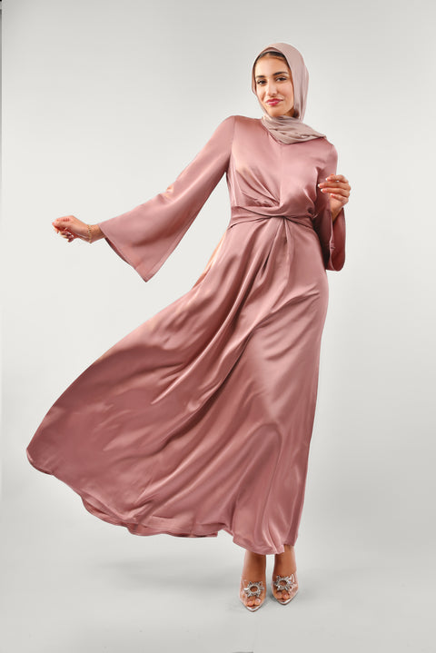 Maxi Satin Dress