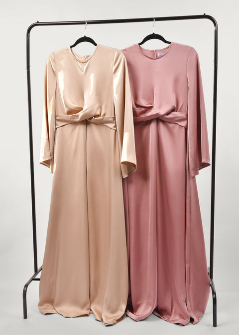 Maxi Satin Dress