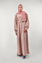 MAUVE RIBBED ABAYA