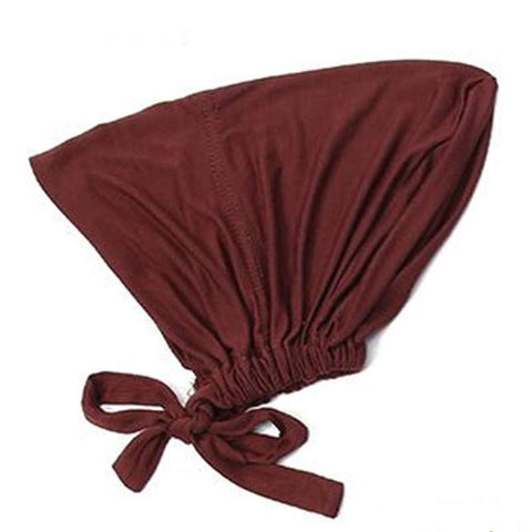 Tie Back Underscarf - Deep Brown