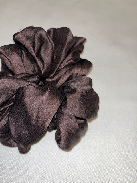 Volumizing Scrunchy - Dark Brown